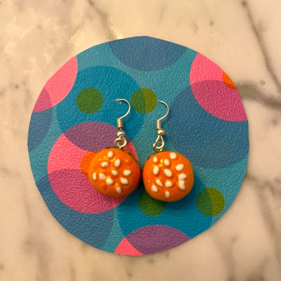Burger earrings - Picture 2 of 6